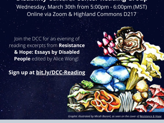 Flyer for DCC Reading Group