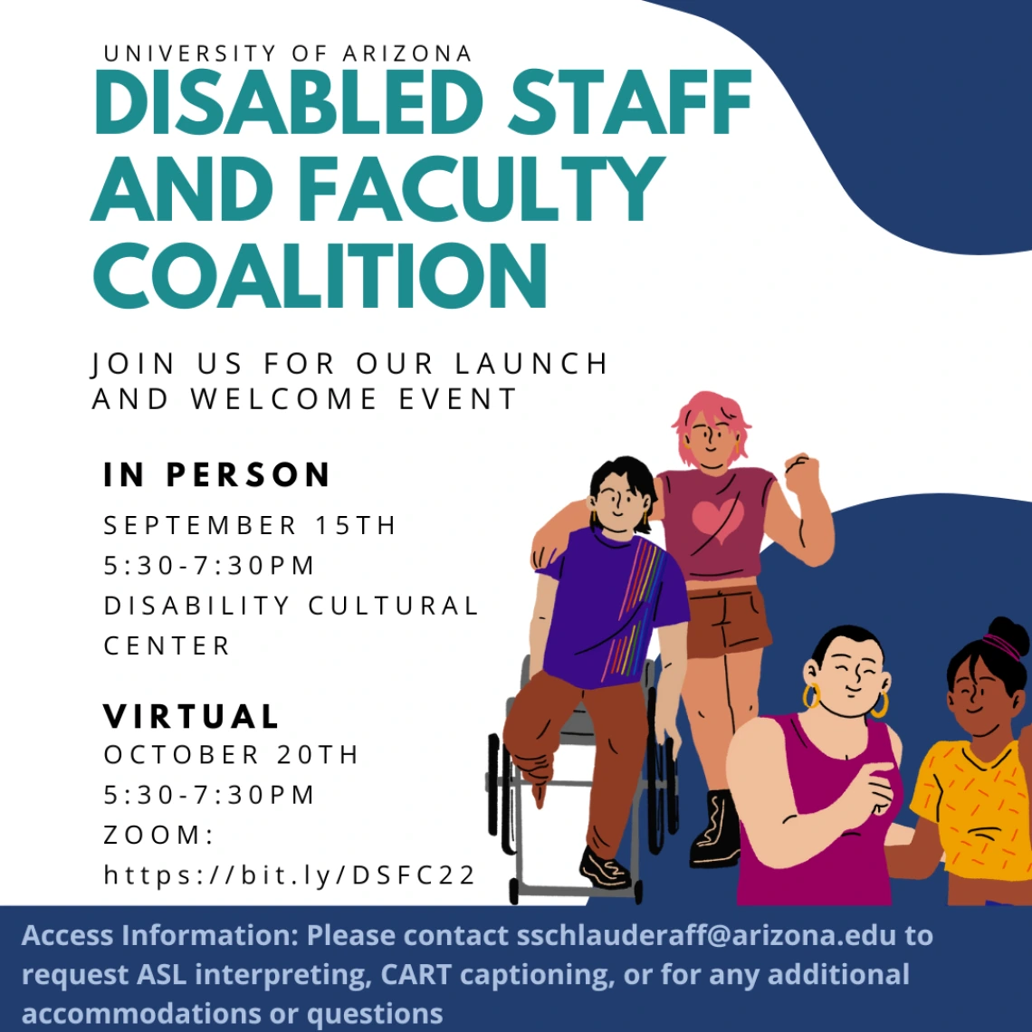 Flyer for Disabled Staff and Faculty Coalition